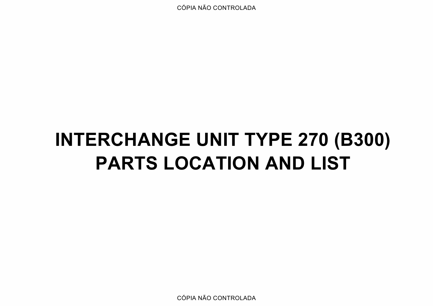 RICOH Options B300 INTERCHANGE-UNIT-TYPE-270 Parts Catalog PDF download-1